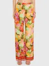 Amanda Uprichard Mariko Pants In Dominica Scarf Print In Multi