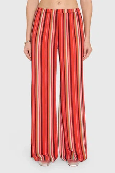 Amanda Uprichard Mariko Pants In Red