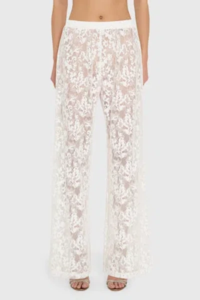 Amanda Uprichard Mariko Pants In White