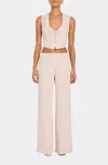 Amanda Uprichard Mariko Pull-on Pants In Bone In White