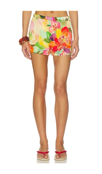 Amanda Uprichard Mariko Shorts In Multi