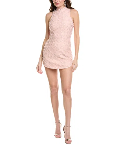 Amanda Uprichard Marshall Mini Dress In Pink