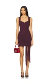 Amanda Uprichard Martina Dress In Wine