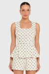 Amanda Uprichard Mason Top