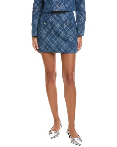 Amanda Uprichard Maven Skirt In Blue