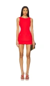 Amanda Uprichard Maven Skort Romper In Red
