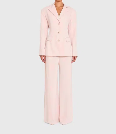 Amanda Uprichard Mel Blazer In Blush In Neutral