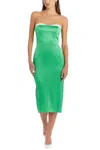 Amanda Uprichard Meline Silk Midi Dress In Multi
