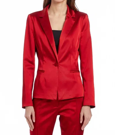 Amanda Uprichard Mercer Blazer In Ruby In Pink