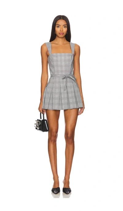 Amanda Uprichard Mercy Skort Romper In Multi