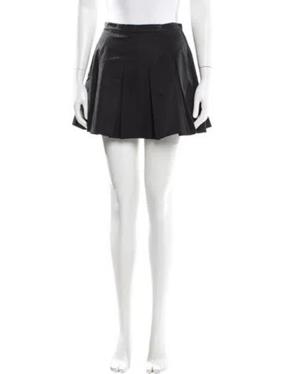 Pre-owned Amanda Uprichard Mini Shorts In Black