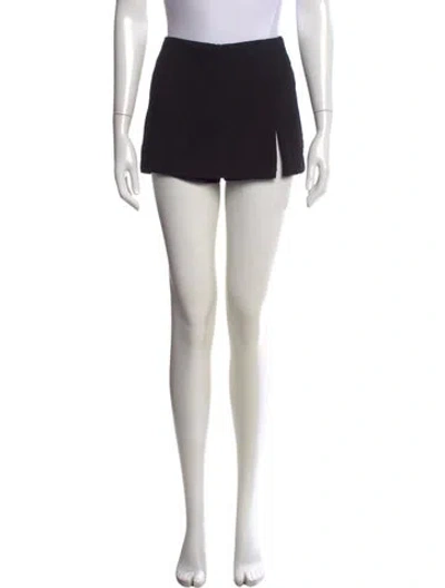 Pre-owned Amanda Uprichard Mini Shorts In Black