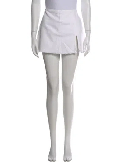 Pre-owned Amanda Uprichard Mini Shorts In Gray