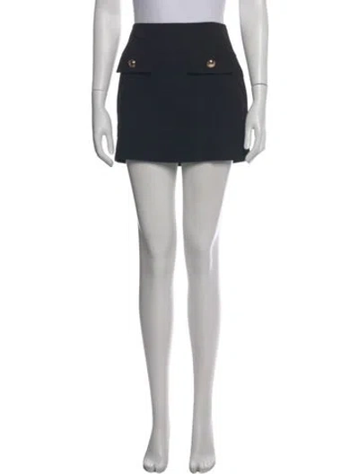 Pre-owned Amanda Uprichard Mini Skirt In Black