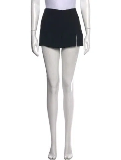 Pre-owned Amanda Uprichard Mini Skirt In Black