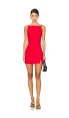 Amanda Uprichard Misena Dress In Ruby