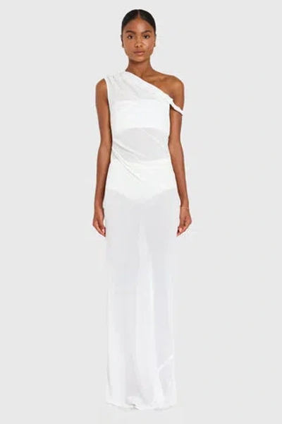 Amanda Uprichard Modesto Maxi Dress In White
