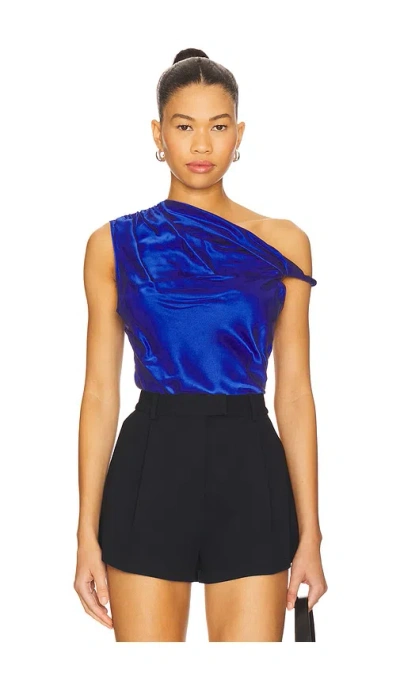 Amanda Uprichard Modesto Top In Blue