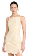 Amanda Uprichard Molly Dress Electric Yellow In Electric Yellow