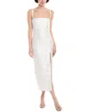 Amanda Uprichard Monica Jacquard Floral Midi Dress