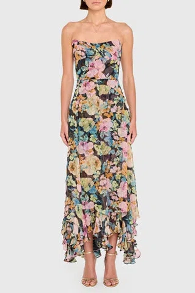 Amanda Uprichard Monterey Dress In Lisboa Print In Multi