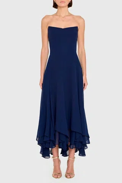 Amanda Uprichard Monterey Dress In Blue