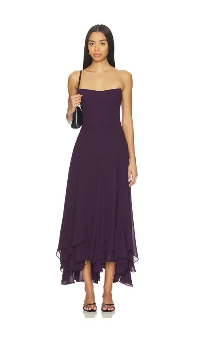 Amanda Uprichard Monterey Dress In Purple