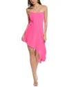 Amanda Uprichard Muse Midi Dress In Pink