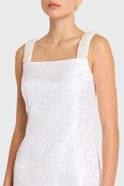 Amanda Uprichard Myla Dress In Ivory