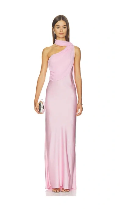 Amanda Uprichard Myra Dress In Pink