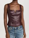 Amanda Uprichard Nia Top In Brown