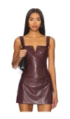 Amanda Uprichard Nia Top In Russet
