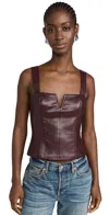 Amanda Uprichard Nia Top In Russet