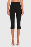 Amanda Uprichard Nico Capri Pants In Black