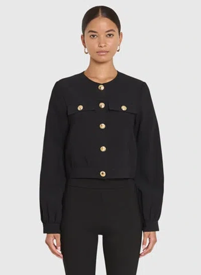 Amanda Uprichard Nina Jacket In Black