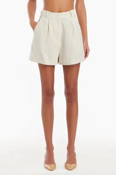 Amanda Uprichard Noah Shorts In Beige