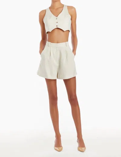 Amanda Uprichard Noah Shorts In Neutral