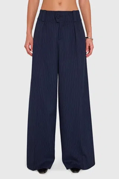 Amanda Uprichard Noho Pants In Navy