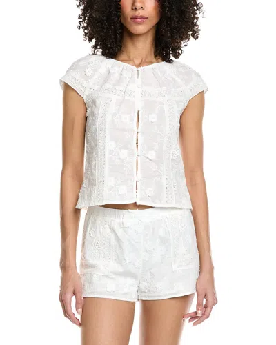 Amanda Uprichard Norina Top In White