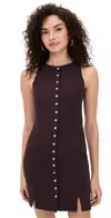 Amanda Uprichard Oliviera Dress Cocoa In Brown