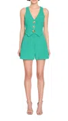 Amanda Uprichard Paltrow Vest In Seafoam In Green