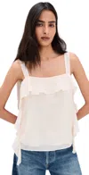 Amanda Uprichard Pinot Top Antique White In White