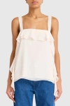 Amanda Uprichard Pinot Top Antique White In White