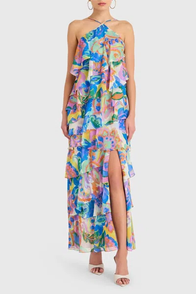 Amanda Uprichard Posie Maxi Dress In Fleetwood Print