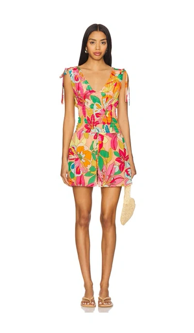 Amanda Uprichard Prescott Romper In Botanico