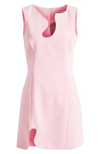 Amanda Uprichard Puzzle Minidress In Antique Rose