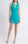 Amanda Uprichard Puzzle Minidress In Atlantis