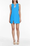 Amanda Uprichard Puzzle Minidress In Blue Jay