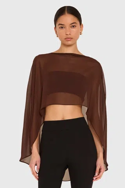 Amanda Uprichard Rachel Cape In Brown