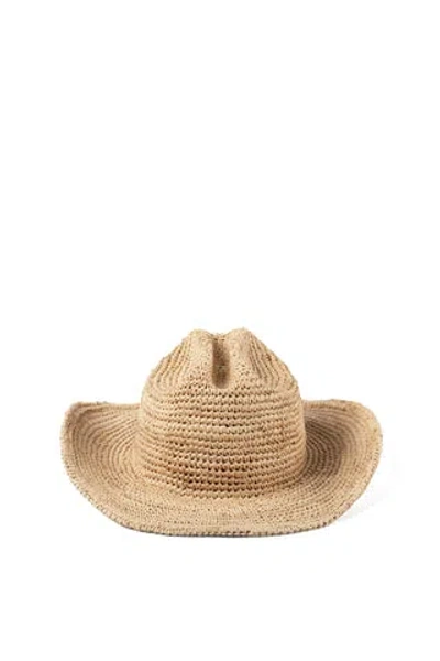 Amanda Uprichard Raffia Cowboy Hat In Natural
